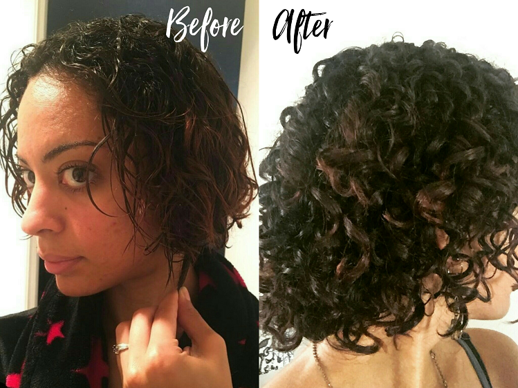 heat damaged hair before and after